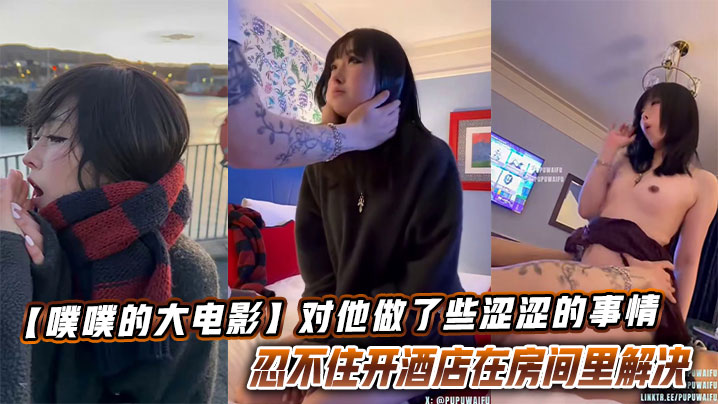 【噗噗的大电影】想和你去看看大海落日飞车兜风的时候，对他做了些涩涩的事情让他忍不住开酒店在房间里解决